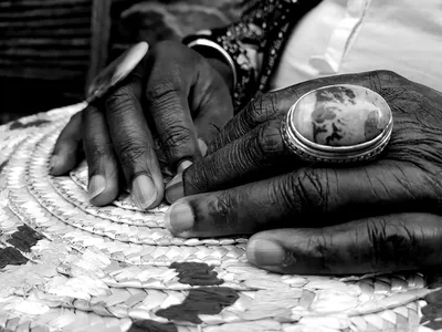 Reeds in foreground against a stormy, Baudelairian sky, Occitanie, South of France
